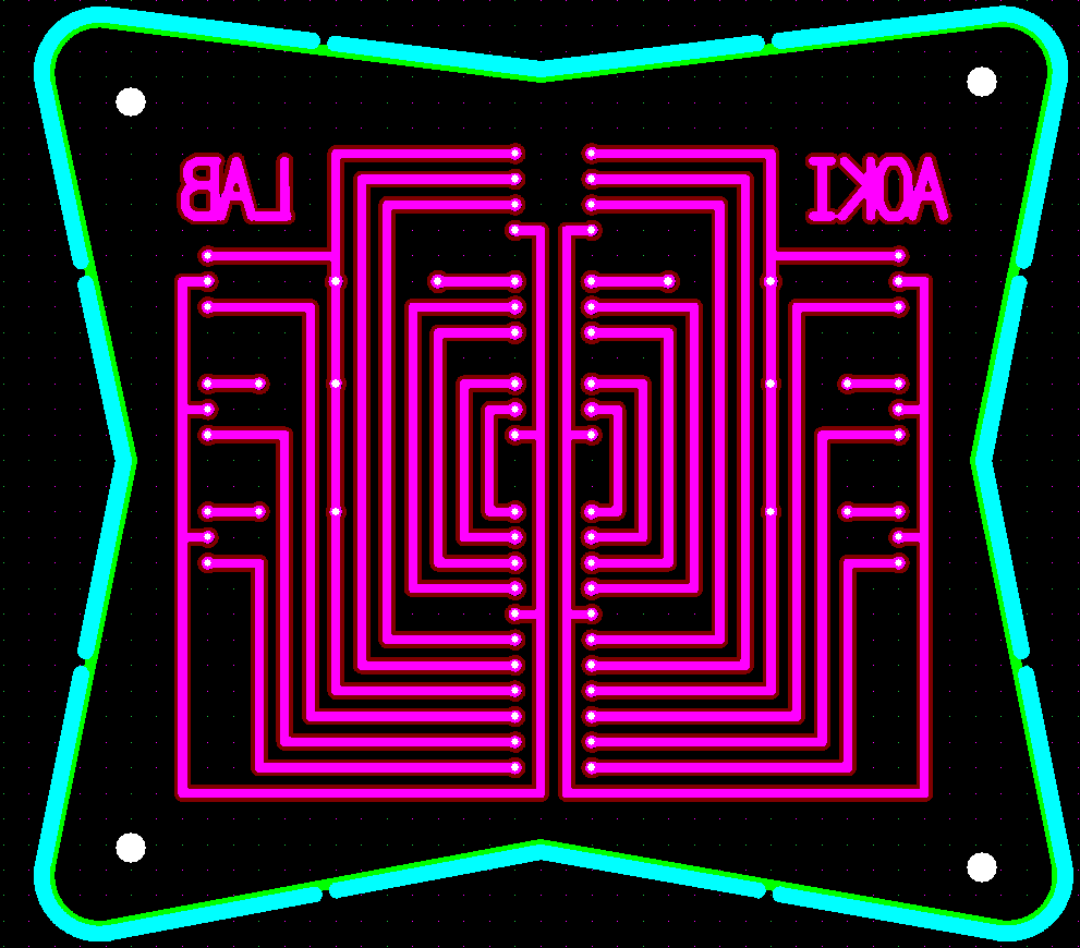 Fig.1 ドータボードパターン図