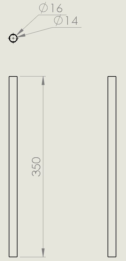 Fig.1 パイプ（軸）設計図