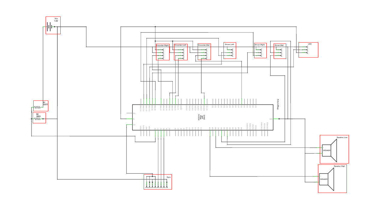 Fig.4 ArduinoMegaシールド回路図